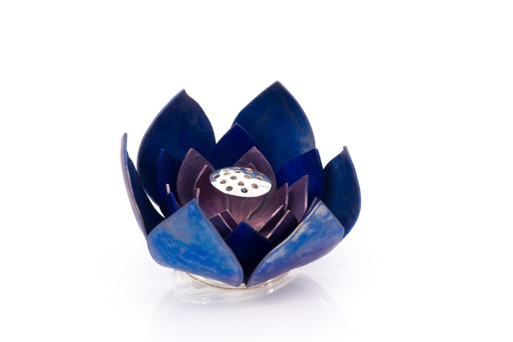 Lotus Titanium Brooch