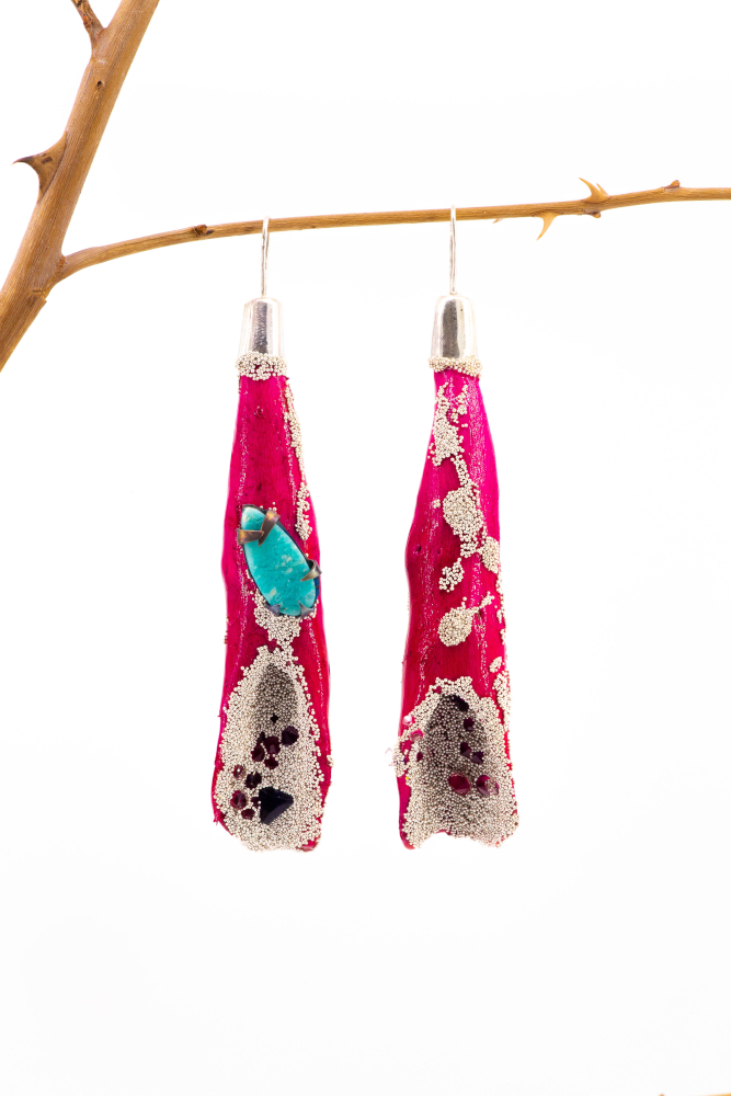 Tunicata Magenta earrings