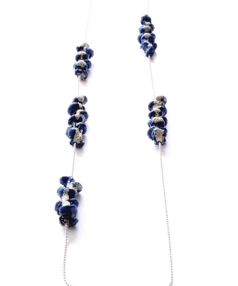 Blue marine necklace