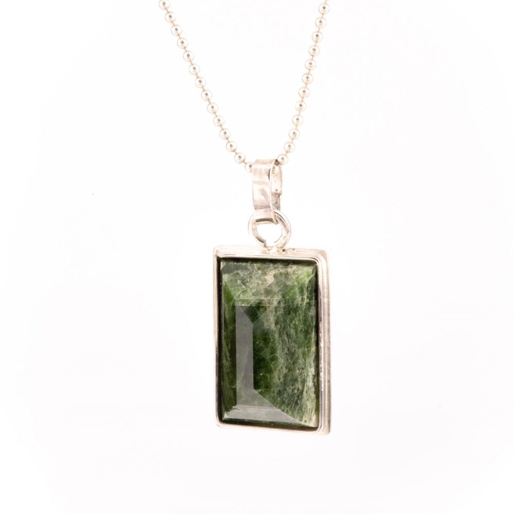 Chrome Diopside necklace