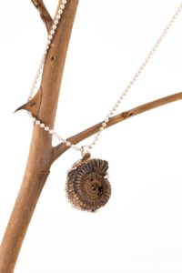 Pyrite Ammonite necklace