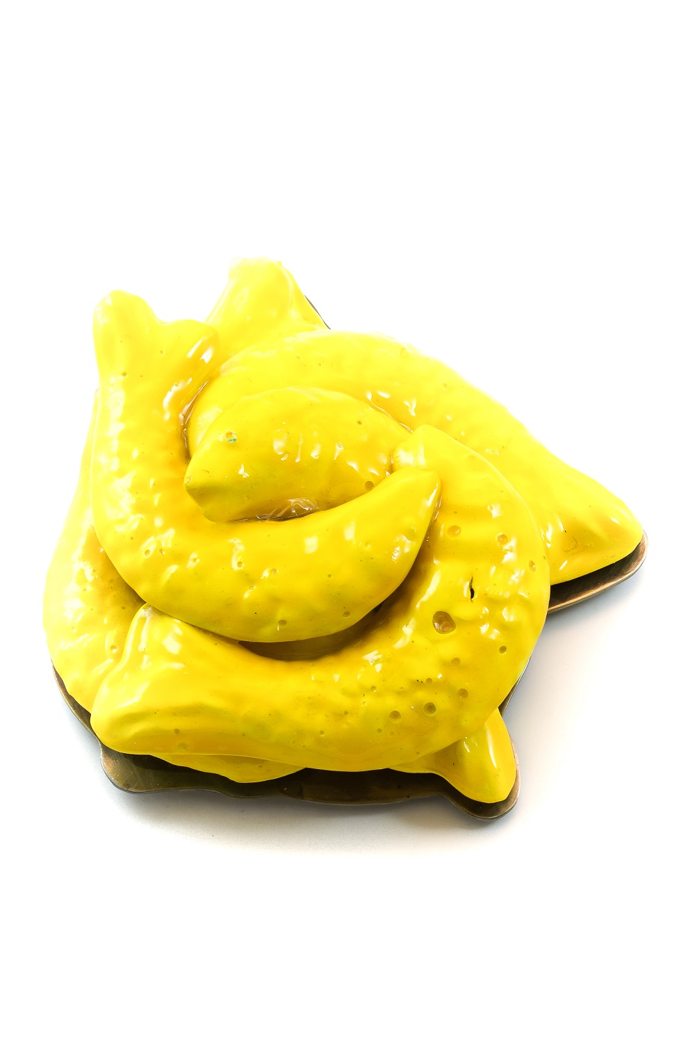 Brooch Fishsalad yellow