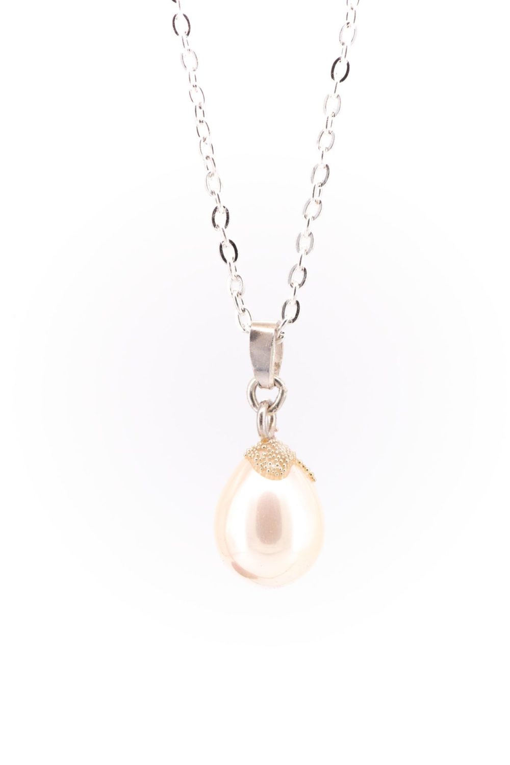 Pearl Drop White necklace