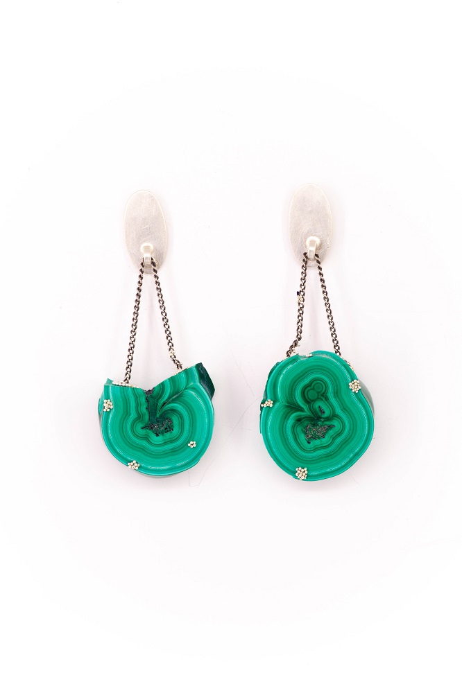 Malachite Earrings