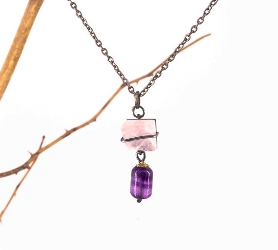 Quartz necklace