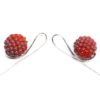 Framboise red earrings