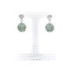 Mint Green Silver earrings