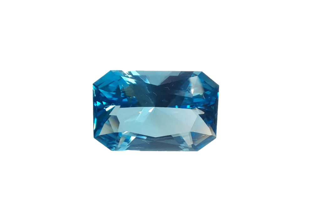 Faceted topaz 11,5ct