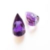 Amethysts drop pair 40 ct