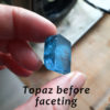 Blue Topaz Rectangle 11.5 ct