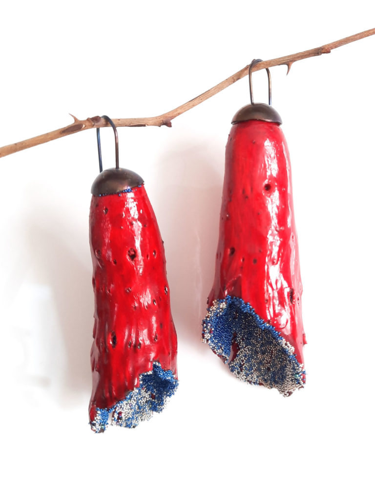 Tunicata Red earrings