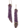 Purple Tunicata earrings