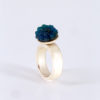 Cavansite Silver Ring