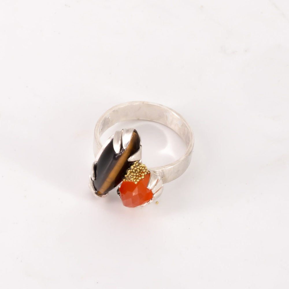 Tiger`s Eye Ring