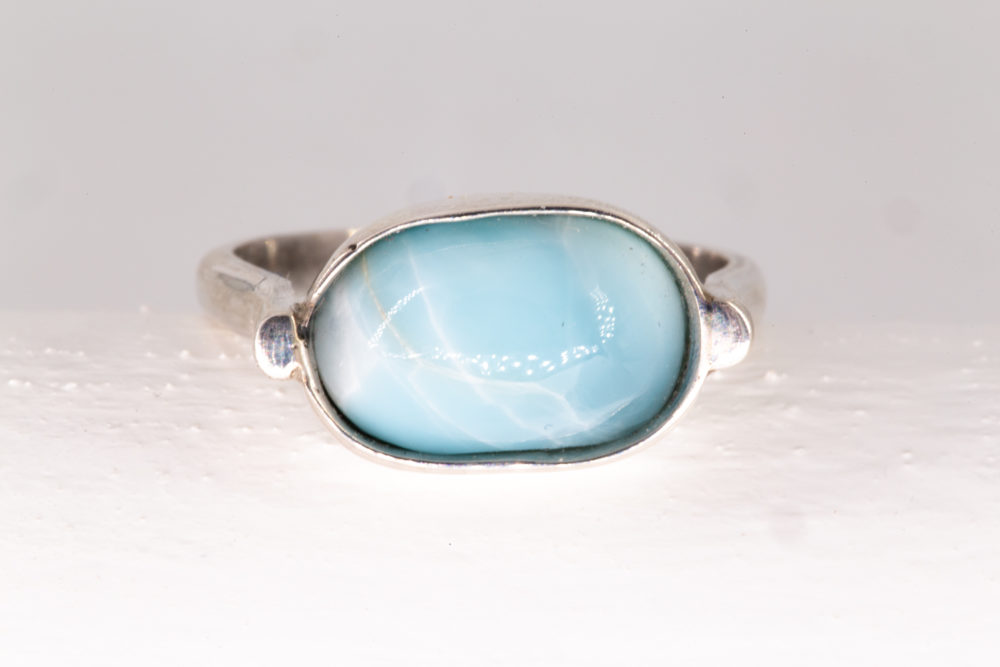 Larimar Oval Ring